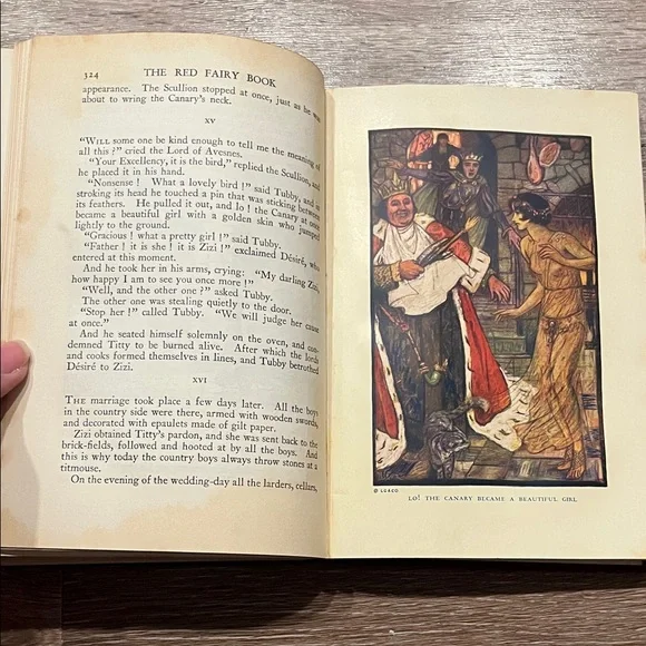 Vintage Red Fairy Book by Andrew Lang 1929 Crown Edition - Picture 5 of 13